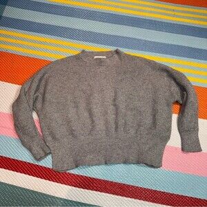 Sincerely Jules Gray Knit Crew Neck Sweater Women Size Xsmall